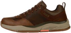 Skechers Bengao - Férfi Vízálló Bőr Sportcipő - Barna