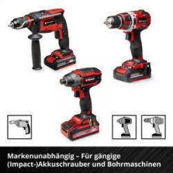 Einhell Karabiner Impact Bit Set 10tlg Bit készlet 1/4 (6.3 mm), PH, PZ, TORX, Hatlap (118633) (118633)