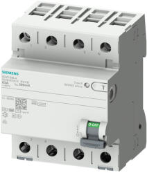 Siemens 5SV3342-4 FI-relé 25A 4P 30mA, B típus, K (super resistant) (5SV33424)