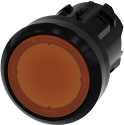 Siemens 3SU1001-0AB00-0AA0 világító nyomógombfej, narancs Sirius (3SU10010AB000AA0)