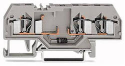 Wago 281-673/281-401 Alkatrész-sorkapocs3 vezeték, szürke (281-673/281-401)