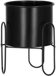 SPRINGOS fém Virágtartó állvány, 18 cm - Fekete (GA0164)