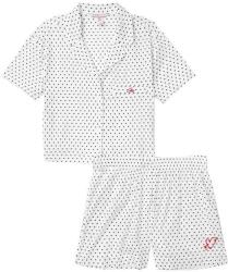 Victoria's Secret Victoria' s Secret Rövid Pizsama - Fehér-Fekete Pöttyös