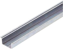 Weidmüller Kalapsín (TS-sín) nem perforált 2000x35x15mm, alumínium, TS 35X15/2.3 2M/AL/BK 1848290000 Weidmüller (1848290000)