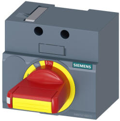 Siemens 3VA9157-0EK15 közvetlen hajtás 3VA1-hez, komplett, piros/sárga, IP30 (3VA91570EK15)