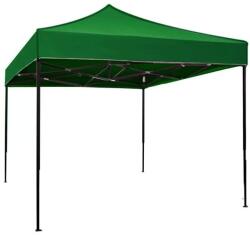 Flippy Összecsukható sátor rendezvényekre, fémkeret udvarra és kertre, 2x2 m, Zöld, KeepHome