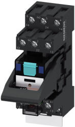 Siemens LZS: PT3A5L24 relé+foglalat, LED-modul védődiódával, 3CO/10A, 24VDC, csavaros (LZS:PT3A5L24)