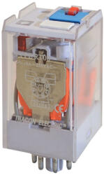 TRACON Ipari teljesítmény relé 24V AC / 2×CO RT08-24AC Tracon (RT08-24AC)