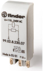 Finder 99.02. 8.230. 07 dugaszolható modul, söntölő ellenállás (99.02.8.230.07)