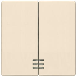 Siemens 5TG6274 csillár billentyű, fényjelzős, krémfehér (RAL1013), DELTA line (5TG6274)