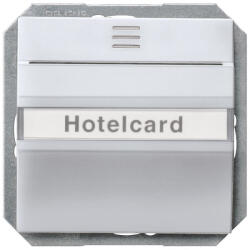 Siemens 5TG4821 hotel kártya kapcsoló, alumínium (RAL9006), DELTA i-system (5TG4821)