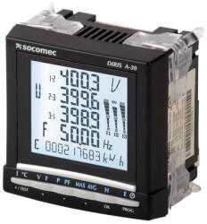 Socomec DIRIS A30 48VDC 96 x 96mm multifunkciós táblaműszer 48250405 Socomec (48250405)