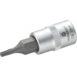 TOOLCRAFT Dugókulcs betét 6, 3 mm (1/4), T-profillal T8, hossz: 37 mm, (816078) (816078)