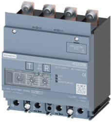 Siemens 3VA9114-0RL21 RCD520B áramvédő modul, 4P, B 0, 03-5A, B+ 0, 03-0, 3A, 30mA, 3VA11-hez (3VA91140RL21)
