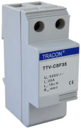 Tracon Csatolófojtó túlfeszültség védelmi rendszerhez 35A, 18uH TTV-CSF35 Tracon (TTV-CSF35)