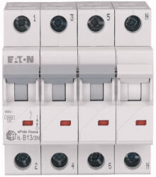 Eaton home kismegszakító 4, 5kA, 3P+N, 13A, b jelleggörbe, hl-b13/3n-194800 (194800)