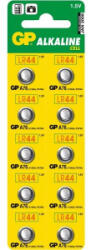 GP Batteries 1.5V Alkáli elem (LR44) (10db/blister) (GPA76-BL10) (GPA76-BL10) - aqua