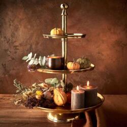 Banquet 3 Emeletes Tálaló - Arany - 70cm (000000001000365038)