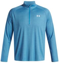 Under Armour Férfi funkcionális félcipzáras pulcsi Under Armour TECH TEXTURED 1/2 ZIP kék 1382797-453 - M
