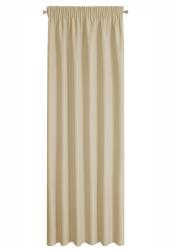 Eurofirany Dekoratív függöny ráncolószalaggal, RITA 140x270 bézs (404671)