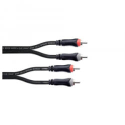 Cordial EU 6 CC PP 2x RCA phono kábel 6m fekete (14838) (14838) - aqua