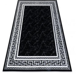  GLOSS Szőnyeg - Fekete-Szürke - 60x300 cm