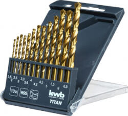 kwb fém spirálfúró készlet 13 részes (429844) (429844)