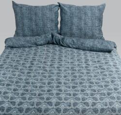  Szatén ágynemű 200x220 Laura 5 18834 kék geometrikus