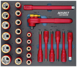 HAZET 163-544/26 dugókulcs készlet, 26 részes (163-544/26)
