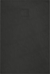 Mexen Bert SMC zuhanytálca 90 x 80 cm, fekete - 4K708090 Kompozit zuhanytálca Kompozit zuhanytálca (5905315074515)