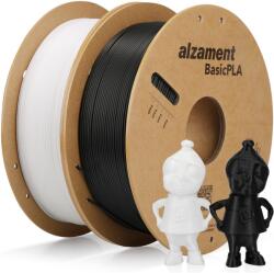 Alzament PLA Basic Dualpack 2x1kg Black+White (ALZMNTDL01)