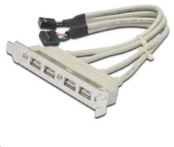 ASSMANN 4xUSB 2.0 hátlapi bővítő (AK-300304-002-E) (AK-300304-002-E)