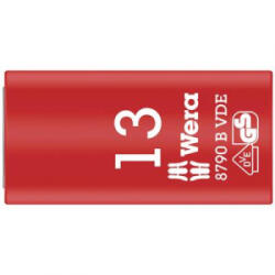 Wera 8790 B VDE 05004957001 Külső hatlap VDE dugókulcs betét 13 mm 3/8 (10 mm) (05004957001)
