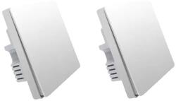 Intelligens kapcsoló, zigbee kapcsolat, távirányító, Nincs semleges 1x2