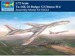 Trumpeter 1/72 Tu-16K-26 Badger G/Chinese H-6 bombázó modell (TRU01612)