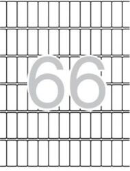 APLI Etikett, 12x30 mm, kerekített sarkú, A5 hordozón, APLI, 990 etikett/csomag (LCA1861) - tutitinta