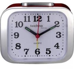 Technoline Kvarc analóg ébresztőóra, piros, Techno Line Geneva XL (Model XL rot)