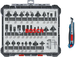 Bosch Él- és Profilmaró készlet 15 részes 8 mm-es befogással + ajándék kés