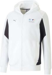 PUMA BMW M Motorsport Férfi Kapucnis Pulóver - Fehér-Fekete