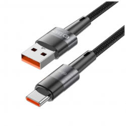 Tech-Protect Ultraboost USB-A - USB-C kábel 66W/6A 1m szürke (128322) (t128322)