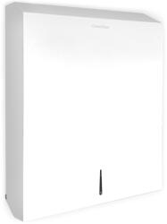 Green Clean Hajtogatott kéztörlő adagoló 400/600 db C/Z papírhoz, maxi, Classic, acél, fehér