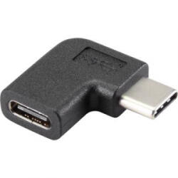 Renkforce USB 3.1 (Gen 2) Átalakító [1x USB-C dugó - 1x USB-C alj] 90°-ban jobbra hajlított (RF-4410232)