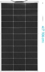  Rugalmas napelemes panel, nagy hatékonyságú 100W/120W, könnyű kialakítás, 120W -os napelem