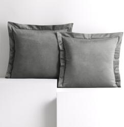 AmeliaHome Díszpárnahuzat VELVET ezüst glamour bársony 45x45 ameliahome