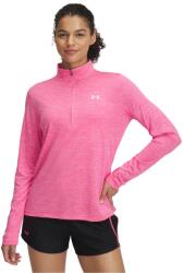 Under Armour Női funkcionális félcipzáras pulcsi Under Armour TECH 1/2 ZIP - TWIST W rózsaszín 1384225-672 - M