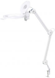 TOOLCRAFT LED-es asztali nagyítós lámpa fehér (TO-8194404) (TO-8194404)