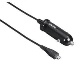 Hama autós töltő micro USB csatlakozóval fekete (00093779) (00093779)
