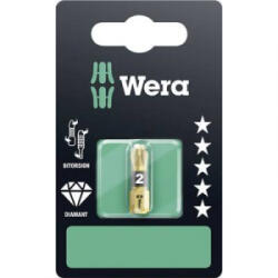 Wera 855/1 BDC PZ kereszthornyú PZ 2 bit 05073337001 Pozidriv Hossz: 25 mm (05073337001)