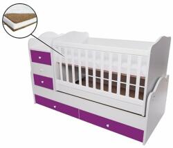 Vessanti OEM MCT Touring Átalakítható ágy - fehér lilával