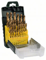 Bosch HSS Fém spirálfúró készlet 25 részes TiN Hengeres befogószár 1 készlet (2607017154) (2607017154)